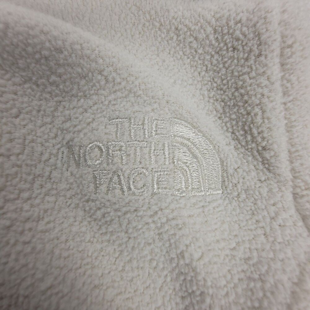 THE NORTH FACE 1/4 Zip Long Sleeve Fleece Sweater Jacket Gorpcore XS Ivory Cream - Picture 8 of 10
